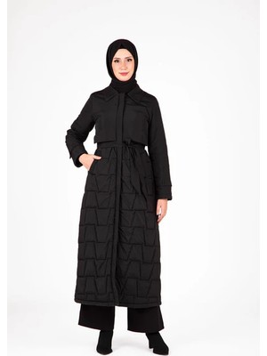 Beyza Kuşaklı Kapitone Kaban