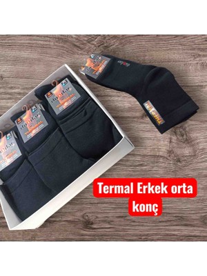 Dündar Dikişsiz Yıkamalı Kokulu Erkek Havlu Termal Konç Patik 6 Adet