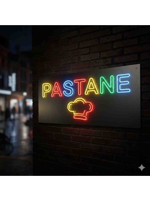Kamer Neon LED Işıklı Pastane