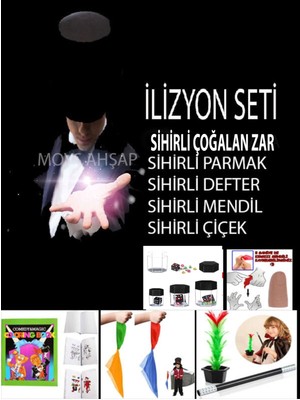 Sihirbazlık Oyunu Seti 5 Parça Basit Etkileyicidir Içinizdeki Sihirbazı Keşfedin