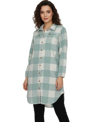 Nazal Kadın Oduncu Gömlek Tunik BGL-ST02454