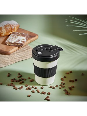 Mons 550 ml Kahve Bardağı Bpa Içermez Aç Kapa Kapaklı Yıkanabilir L-00986 Kaydırmaz