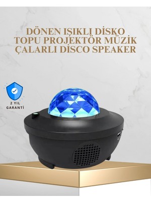 Marsilyan Bluetooth & Usb Müzik Çalar Gece Lambası – 50 m² Kapsama, Uzaktan Kumanda