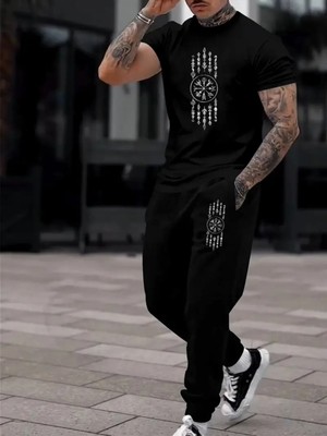 Bellanova 2'li Kombin Set Erkek Klasik Fit Kısa Kollu Tişört