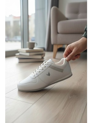 Enoch Erkek Günlük Spor Ayakkabı Minimalist Sneaker Şerit Detaylı Rahat Kalıp