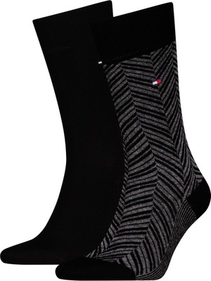 Tommy Hilfiger Th Men Sock 2p Irregular Herrıng Erkek Beyaz Çorap - S701236309