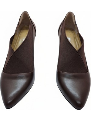 Anora Deri Kadın Topuklu Ayakkabı 26SRK543