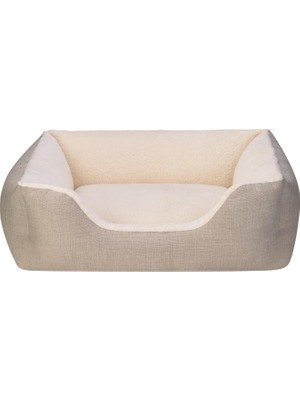 Hype Store Echo Varro Ekru-Ekru Köpek Yatağı M 65X80CM