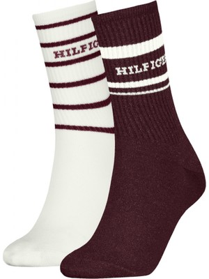 Tommy Hilfiger Th Women Sock 2p Hılfıger Kadın Gri Çorap - S701236457