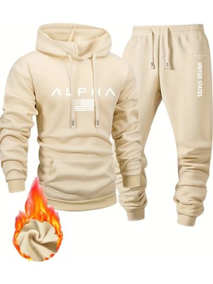 Bellanova Erkekler Için Spor Iki Parçalı Kapüşonlu Sweatshirt ve Pantolon Takımı