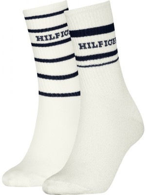 Tommy Hilfiger Th Women Sock 2p Hılfıger Kadın Mavi Çorap - S701236457