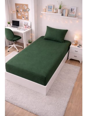 Bumefa %100 Pamuklu Tek Kişilik Lastikli Çarşaf Seti