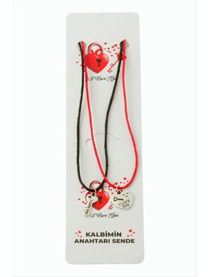 Freedom Store Kalbimin Anahtarı Sende Arkadaşlık Kolyeleri (Çift Kolye)