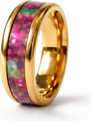 Kadın Çelik Yüzük  Modern Tasarım, Paslanmaz ve Dayanıklı