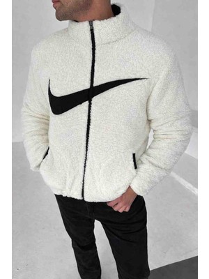 Baykal Store Çift Taraflı Unisex Peluş Mont