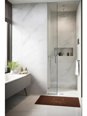 United Colors Of Benetton Benetton %100 Pamuk Koyu Kahverengi 50X80 cm Banyo Paspas Havlu