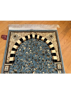 Mihrab-ı Sükûn - Medine Üretimi Ravza Desenli Seccade 4 mm