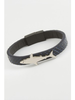 Linarx Balık Kaliteli Mıknatıslı Suni Deri Bileklik