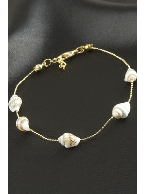 Linarx Deniz Kabuğu Zincir Bileklik