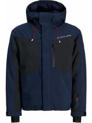 Jack & Jones Erkek Ceket Regular Kalıp Polyester Malzeme Fermuarlı Yaka 12284649