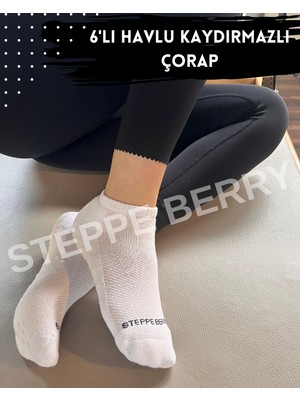 Steppe Berry 6'lı Kadın Pilates Yoga Çorabı