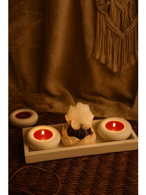 Dekoratif Kokulu Mum Set