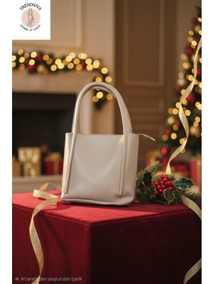 Trendniva Büyük Boy Deri El ve Omuz Çantası