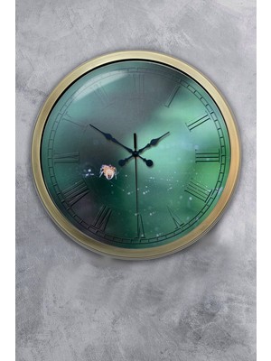 Kasva Concept 40 cm Eskitme Metal Romantizm Duvar Saati