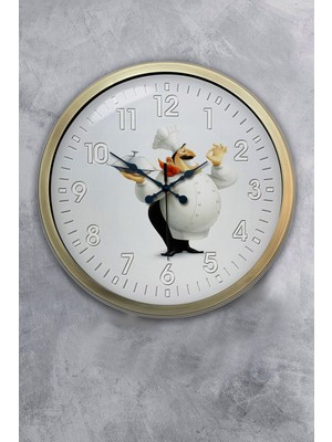 Kasva Concept 40 cm Eskitme Metal Mutfak Duvar Saati