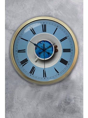 Kasva Concept 40 cm Eskitme Metal Mutfak Duvar Saati