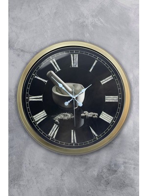 Kasva Concept 40 cm Eskitme Metal Mutfak Duvar Saati