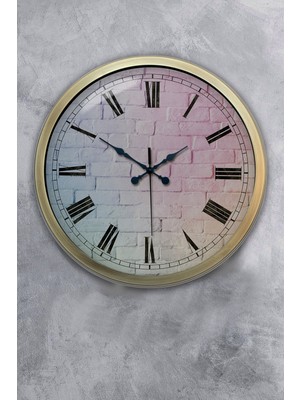 Kasva Concept 40 cm Eskitme Metal Ege Duvar Saati