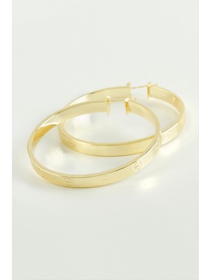 Linarx Crt Halka Küpe 6 cm