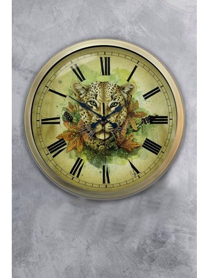 Kasva Concept 40 cm Eskitme Metal Dekoratif Duvar Saati