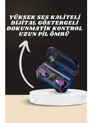 No 35 Moda Yeni Nesil Akıllı Saat ve Bluetooth Kulaklık Kampanyası Dijital Göstergeli Powerbankli