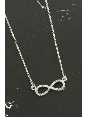 Linarx Sonsuzluk Zirkon Taşlı Trend Kolye