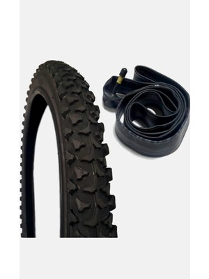 Topuz Motor 26 Jant Dış Lastik ve Iç Lastik Seti 26 x 1.95 Yüksek Performanslı Bisiklet Lastiği