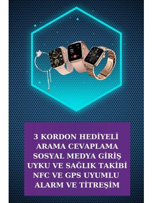 No 35 Moda Dijital Göstergeli Powerbank Bluetooth Kulaklık ve Yeni Nesil Amoled Ekran Akıllı Saat