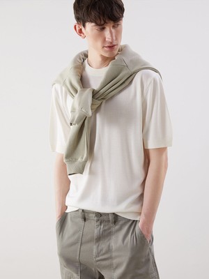 Lc Waikiki Yeni Sezon Bisiklet Yaka Kısa Kollu Erkek Triko Kazak