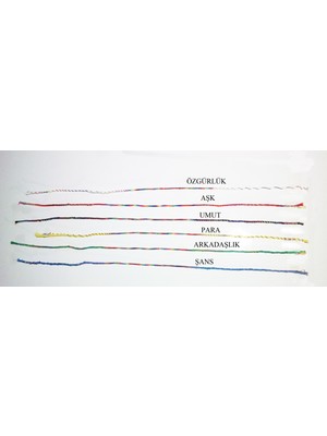 Practika Renkli Şans Bileklikleri ( 6 Adet )