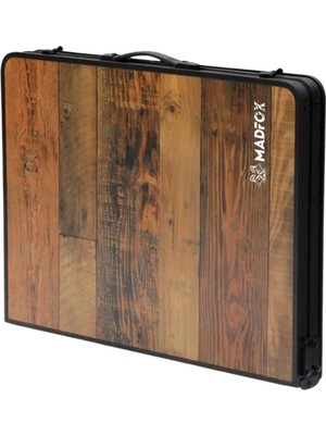 Katlanabilir Ahşap Kamp Masası - Izgaralı - Madfox Eazy - 547210