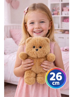 Toyfest 26 cm Peluş Ayı Oyuncak – Yumuşak Teddy Bear, Çocuk Odası Dekoru & Hediye Ayıcık