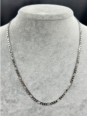 Birtakıı Gümüş Renk Çelik Lüks Kolye