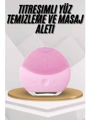 Hassas Ciltlere Özel Titreşimli Yüz Temizleme ve Masaj Aleti