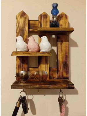 Pagus Dekoratif Ahşap Anahtarlık