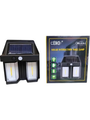 Nexgen Rustik Ampul Ikili Solar Duvar Aplik Güneş Enerjili Hareket Sensörlü RSKDG34-MCHD