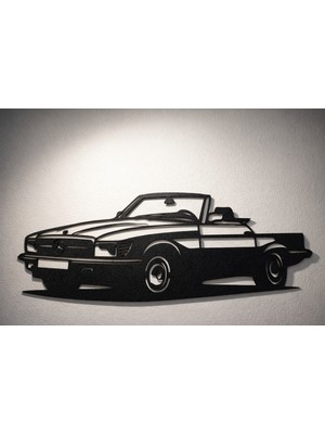 Printmagictr Özel Tasarım 3D Mercedes Duvar Tablosu