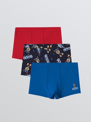 Lc Waikiki Yeni Sezon Paw Patrol Baskılı Erkek Çocuk Boxer 3'lü