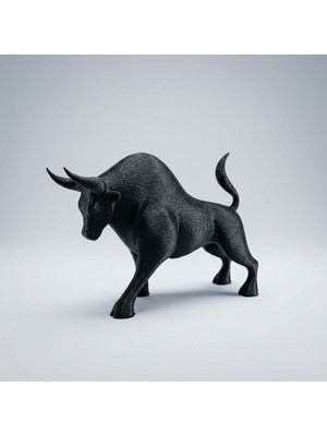 Baylin 3D Dekoratif Boğa Biblo Ev Dekorasyonu