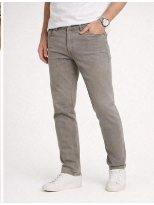 Krem Slim Fit Modern Kesim Pantolon Krem